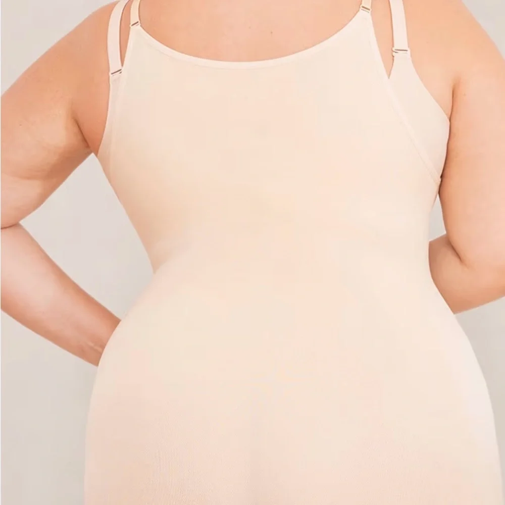 Empetua by Shapermint Open‑Bust Boyshort Bodysuit XL NWT |Sculpting Support